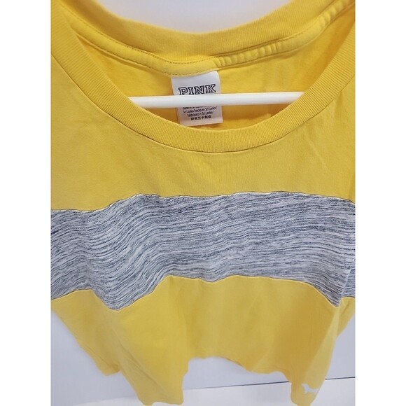 PINK victoria's Secret Tank Top Y2k Yellow Dog Sz‎ XS - Picture 4 of 11